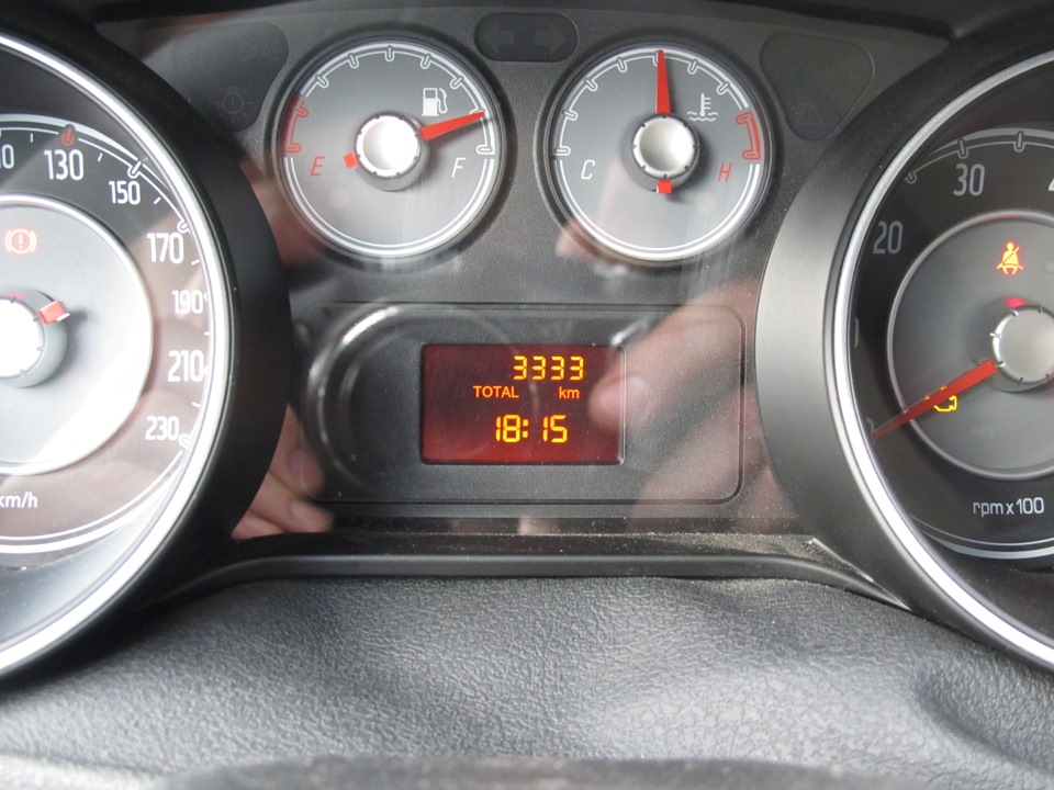 Пробіг 3333 км. 1