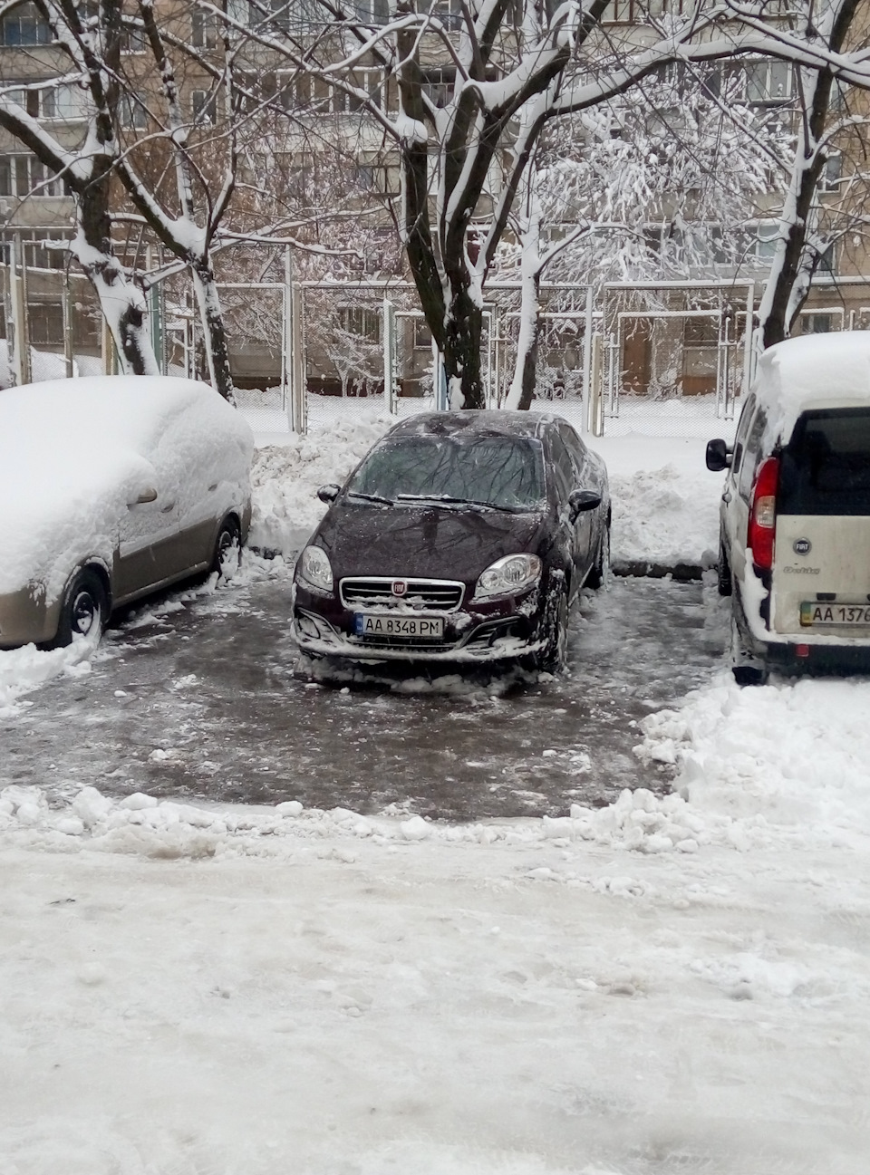 Снігопад у Києві 2