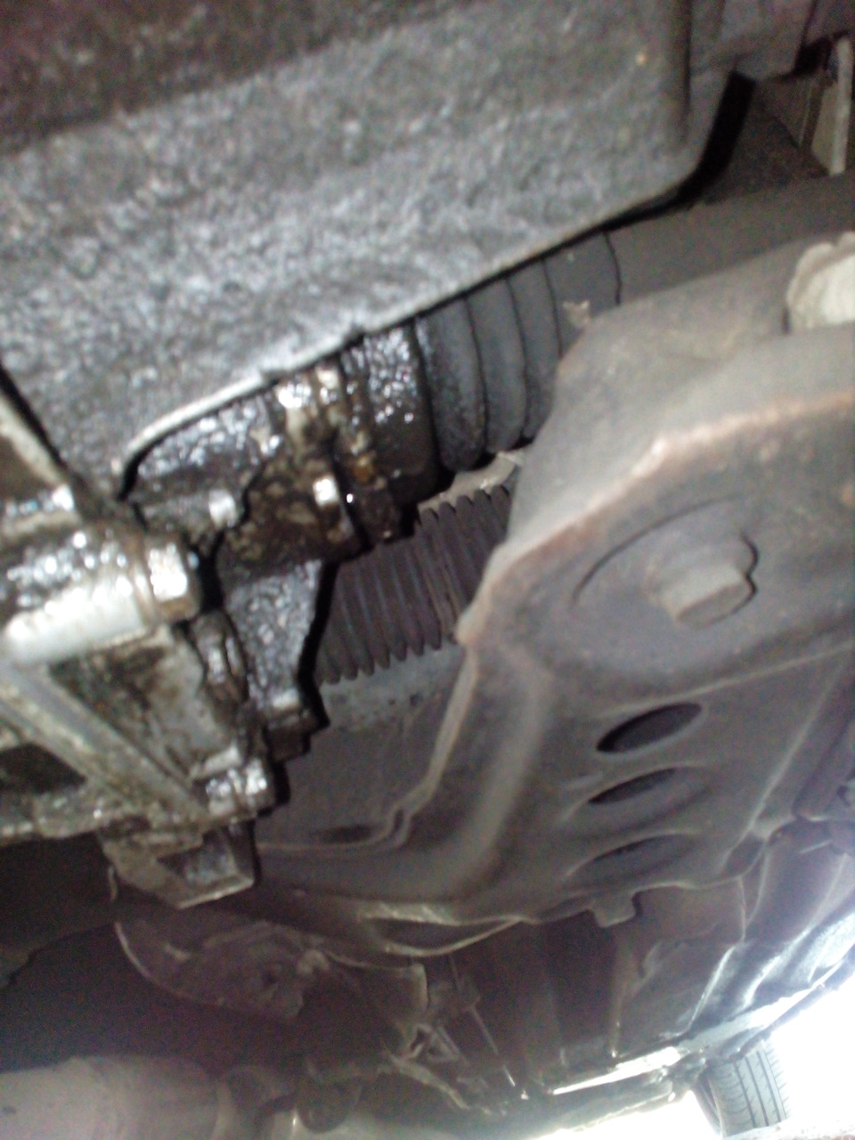 Заміна датчика температури та пошуки витоку масла з кпп 4