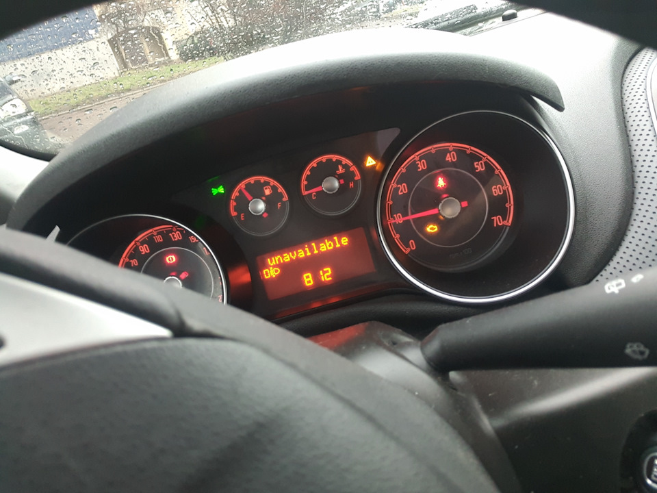 FIAT PUNTO EVO горить CHECK START STOP UNAVAILABLE 4