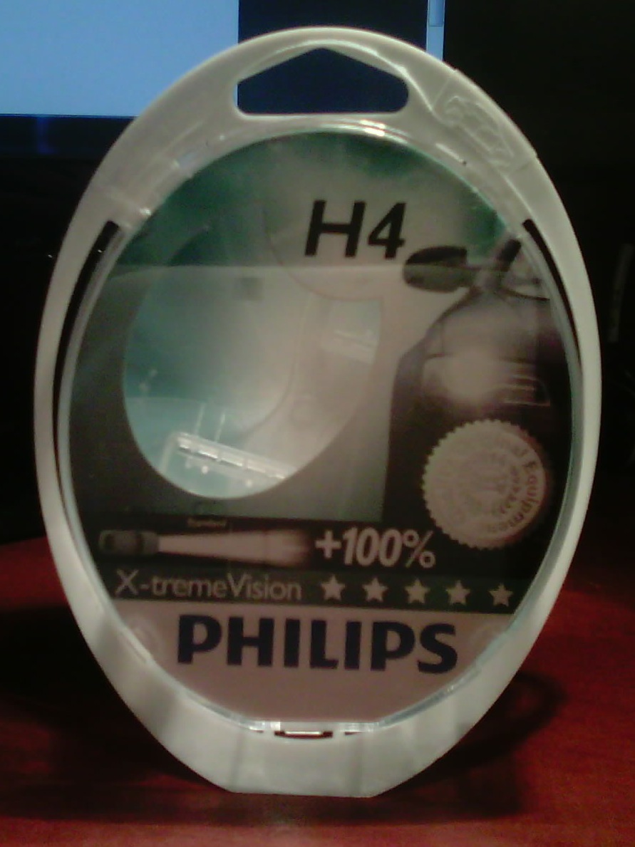 Лампи PHILIPS H4 X-treme Vision +100 2