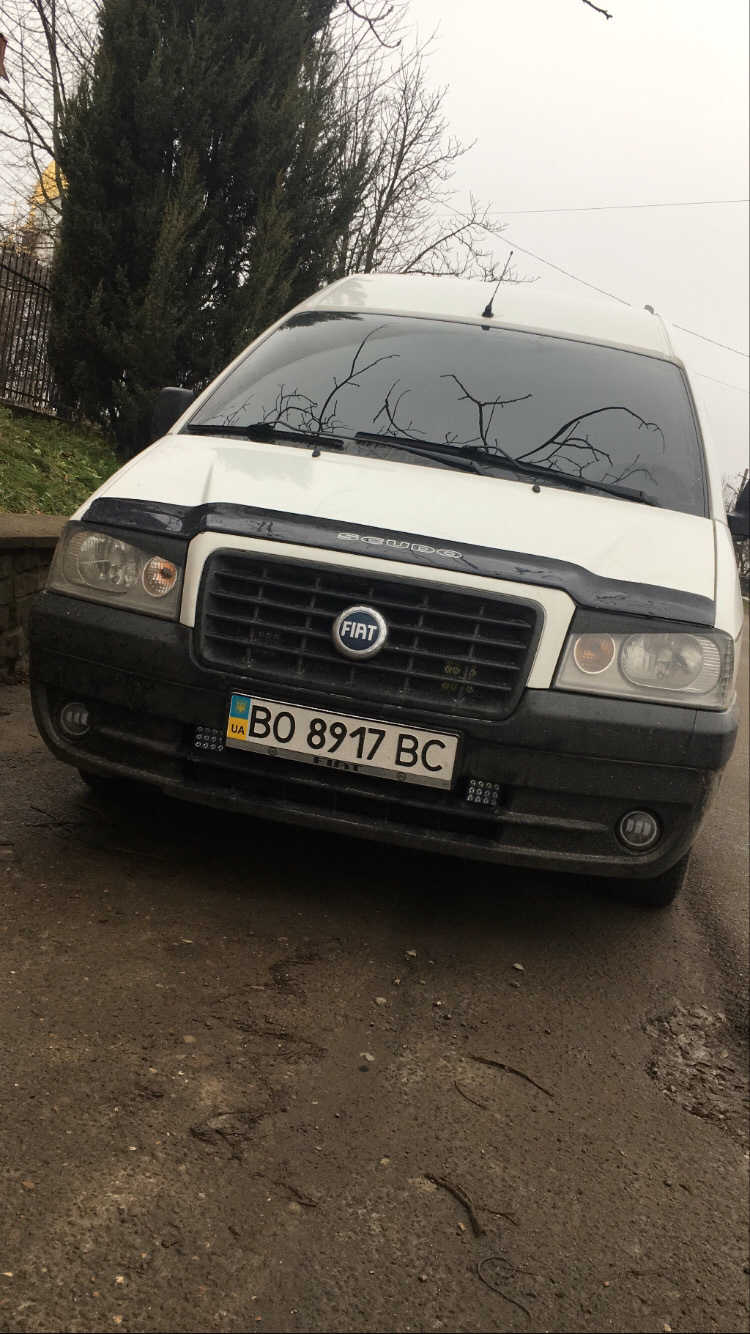 Діодні туманки на Fiat Scudo (Скудік) 4