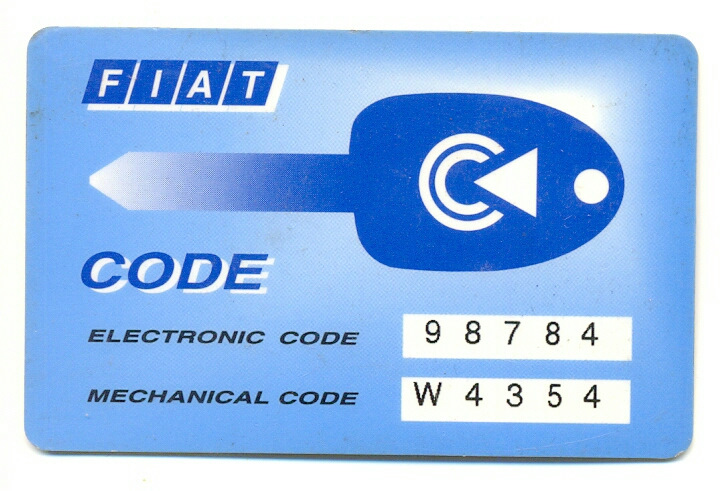 Fiat code 1