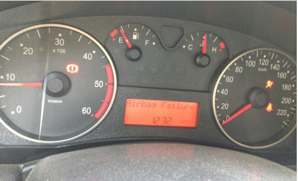 Air bag system passenger OCS Fiat Stilo (Помилка подушки пасажира) 1
