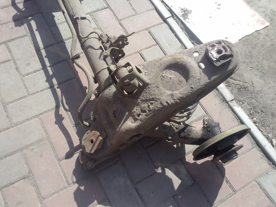 Заміна салентблоків задньої балки. Частина II 3