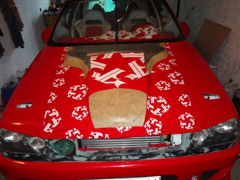 зняття матриці з капота 2