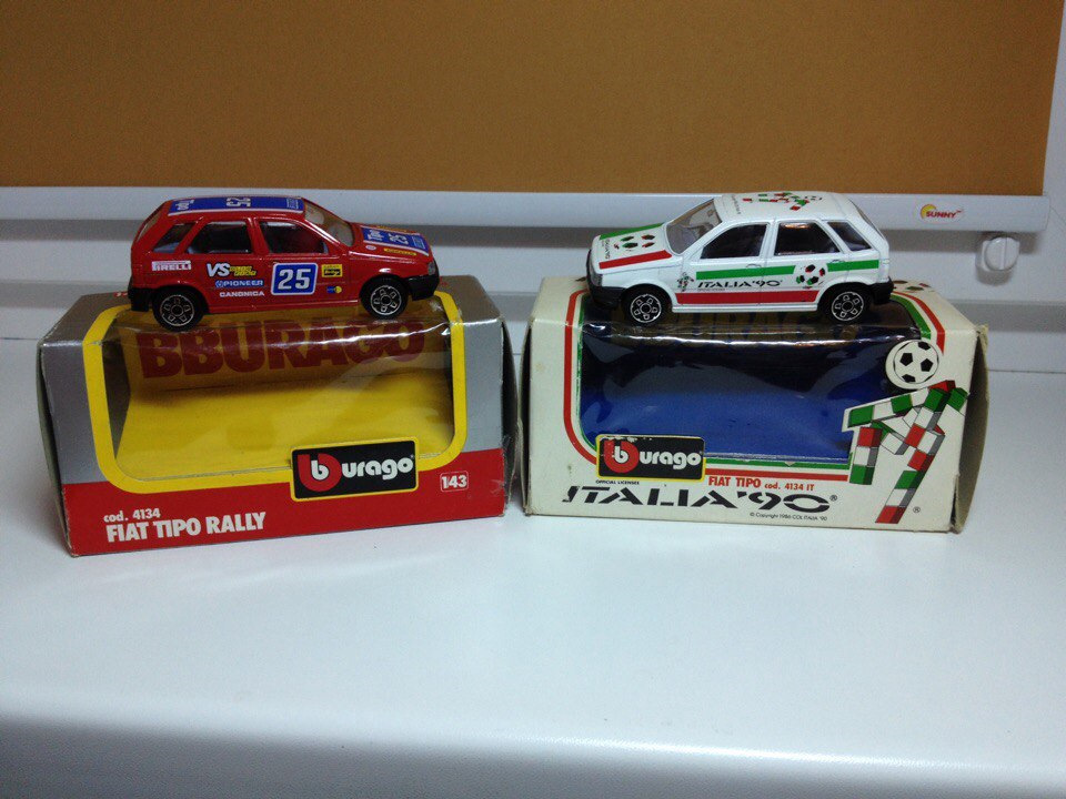 Масштабні моделі Fiat tipo Bburago 1:43 1