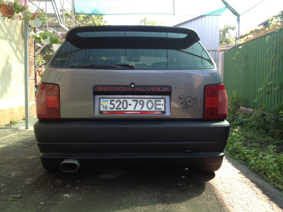 Рамка номера аЛя Abarth 5