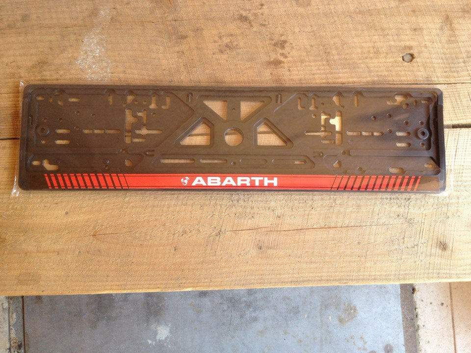 Рамка номера аЛя Abarth 3