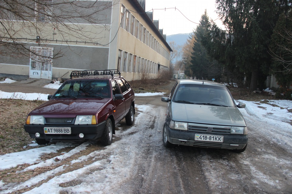 Фотозвіт 02.01.13 Новорічний Fiat Tipo у компанії з Ваз 2109 =) 5