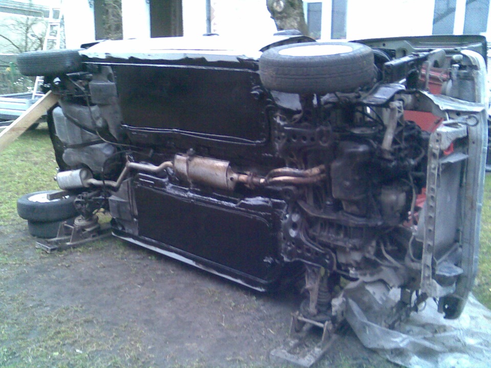 Покриття дна автомобіля бітумом 2