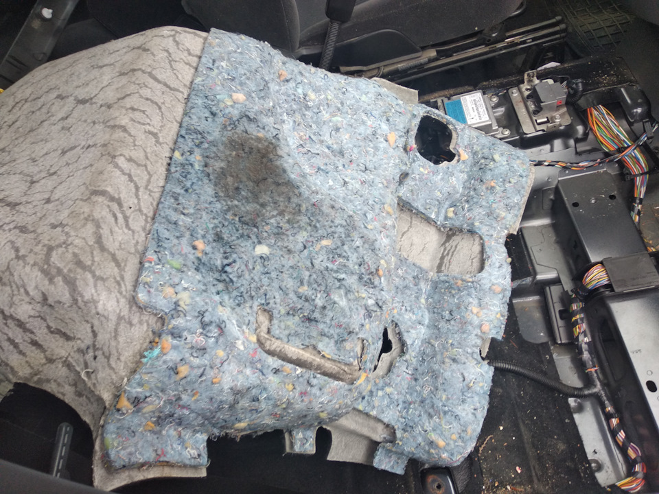 Усім доброго часу доби виявив воду, коли він дивився на підлозі правого пасажира і помчало… 3