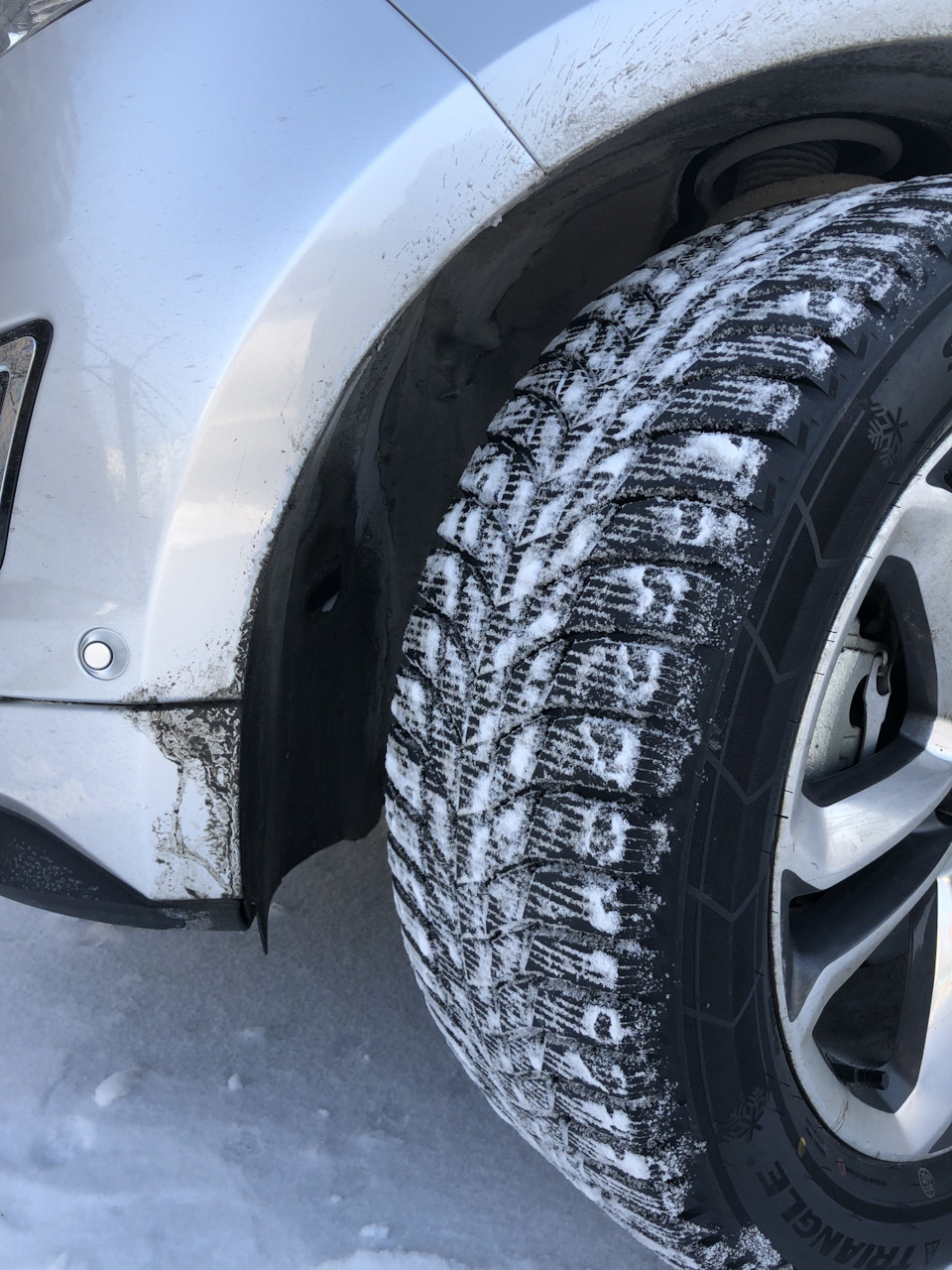 255/55 R20 — зимой ничего не трет 5