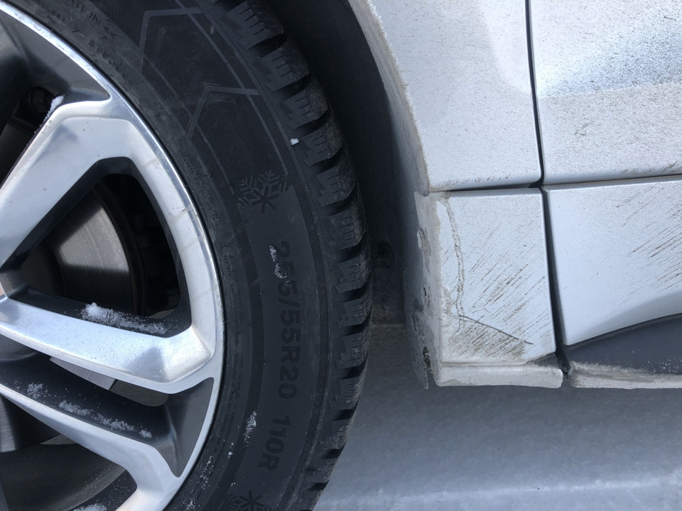 255/55 R20 — зимой ничего не трет 4