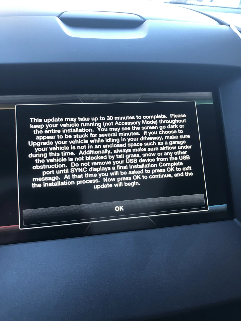 Русификация SYNC 2 на Ford Edge