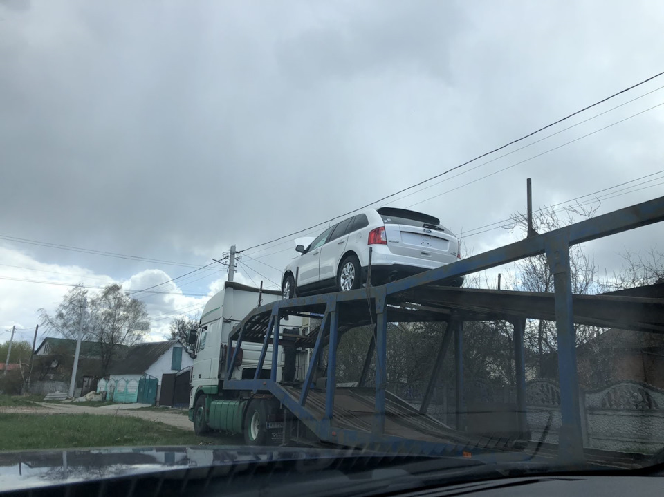 Приїхала машинка або як я з'їжджав з автовоза :) 3