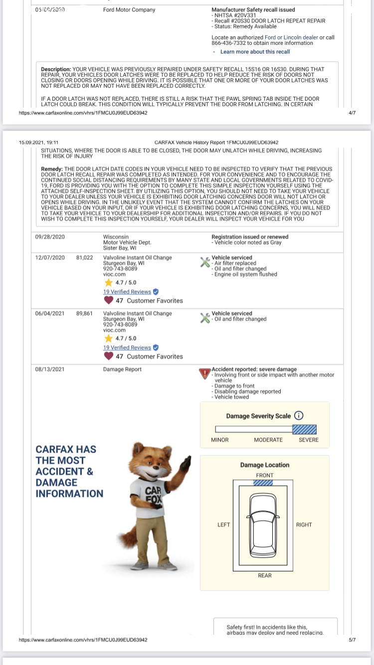 Отже, CARFAX 1