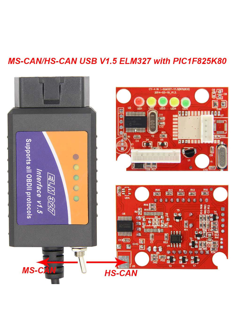 Адаптер OBD II 1