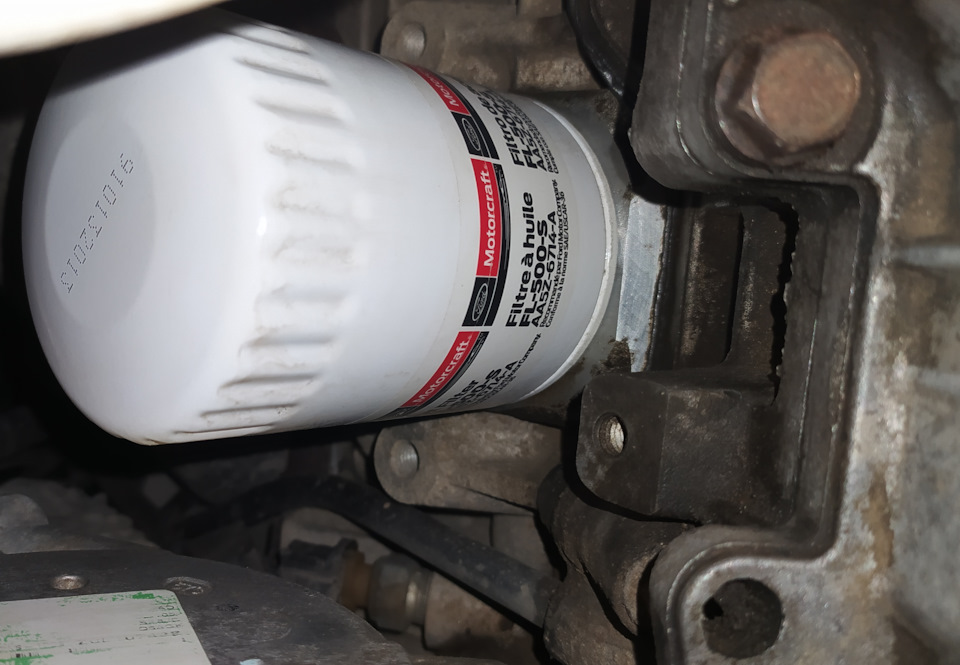заміна масла motorcraft 5w-20 3