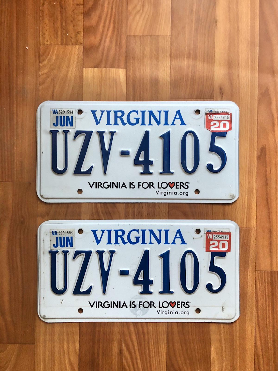 License plate 1