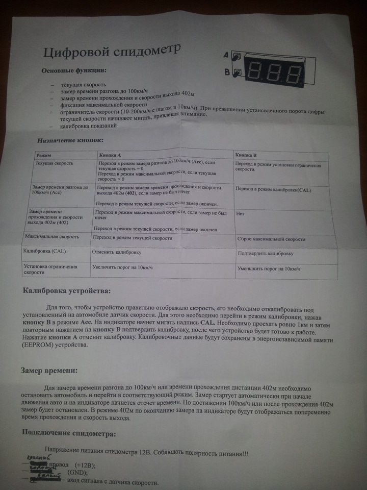 Цифровий спідометр 4