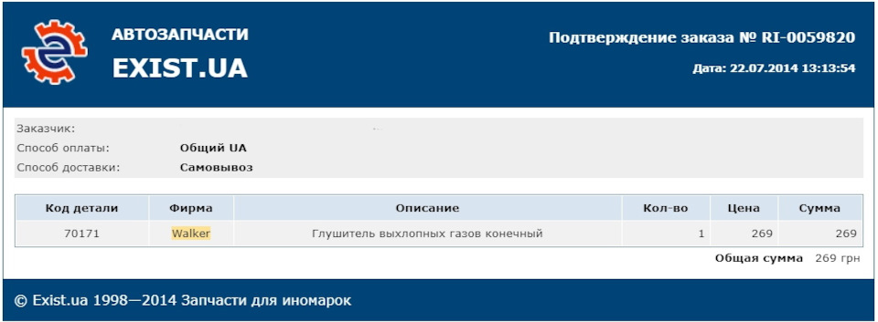 Глушник Polmostrow і Walker 4