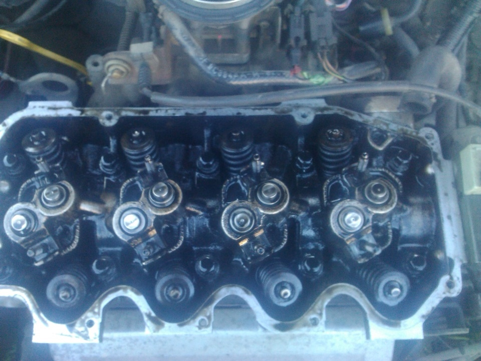 Заміна сальників клапанів ford escort 1.4 4