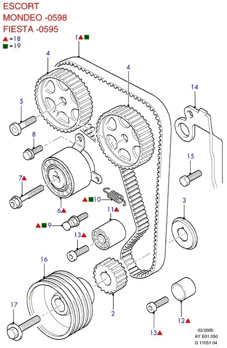 Заміна зубчатого ременя Zetec 1