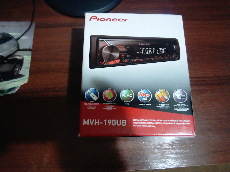 Нова магнітола Pioneer MVH-190UB 2
