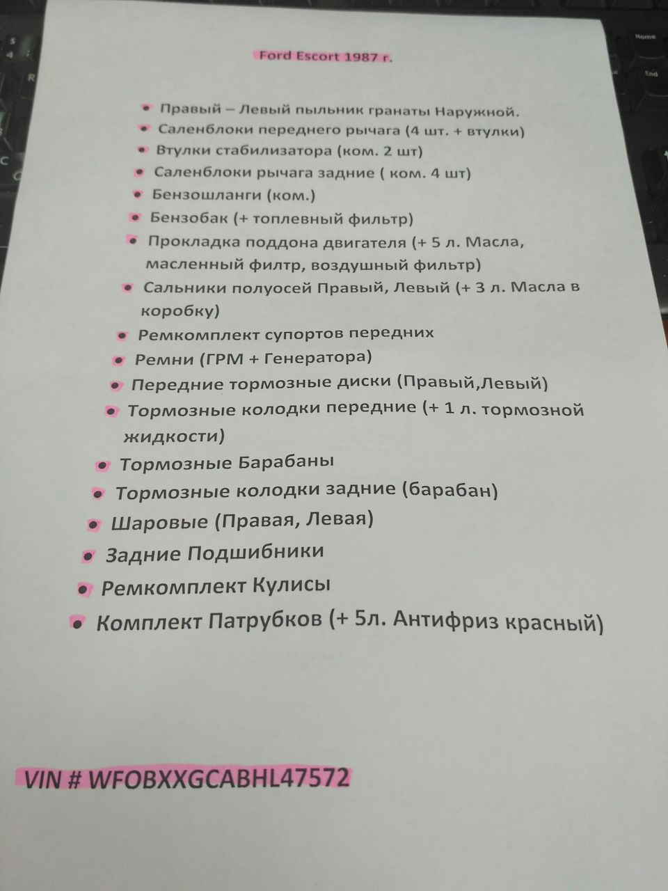 Попередній підсумок 1