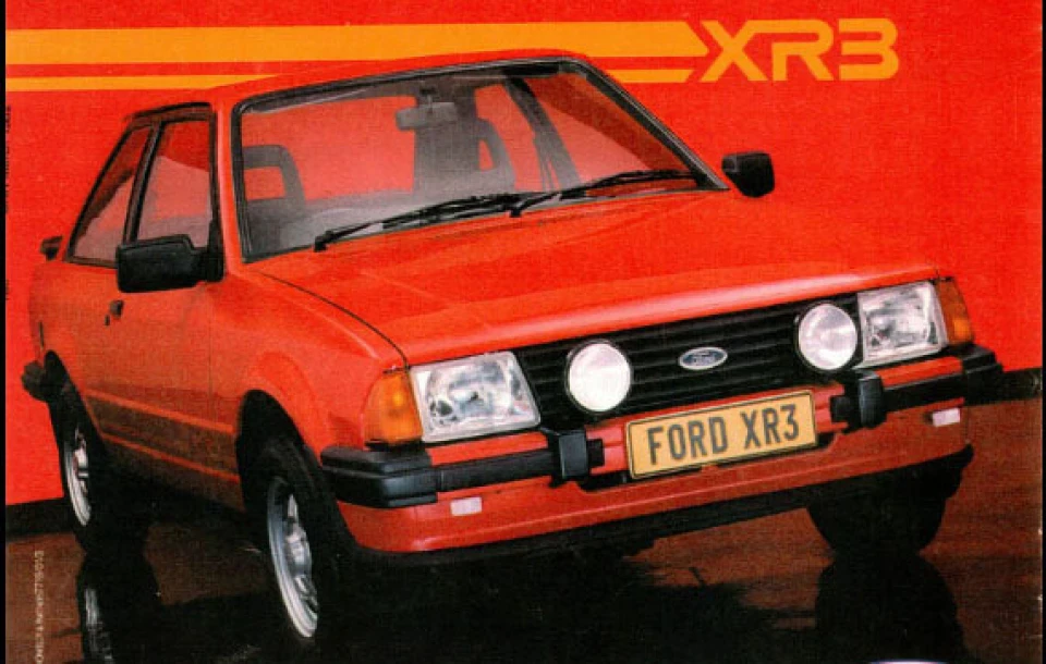 Рекламний проспект Ford Escort XR3