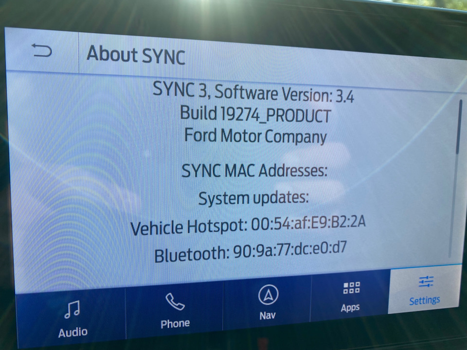7. Русифікація приладу і SYNC 3.4 20MY 21MY 2
