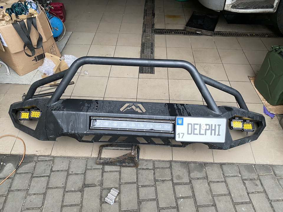 Силовий бампер, примірка оптики 2