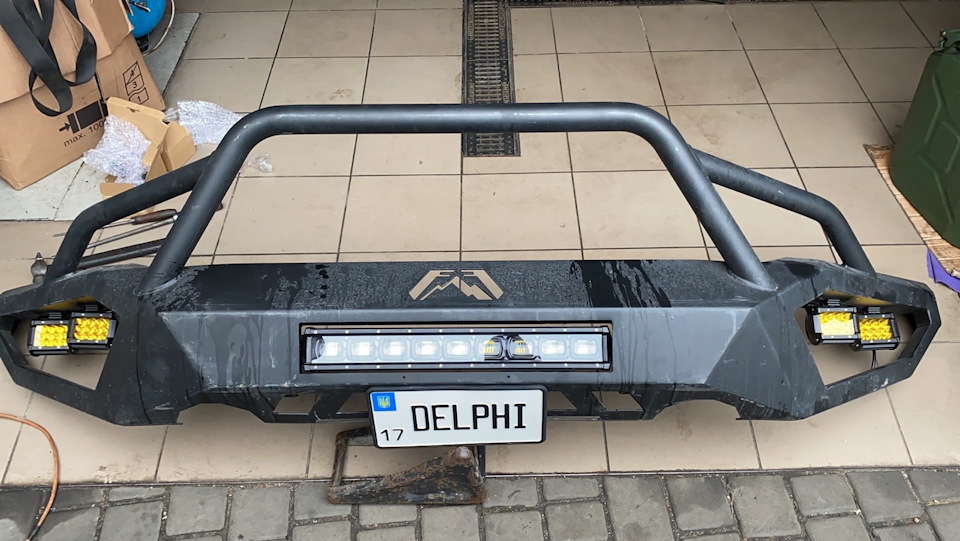 Силовий бампер, примірка оптики 3