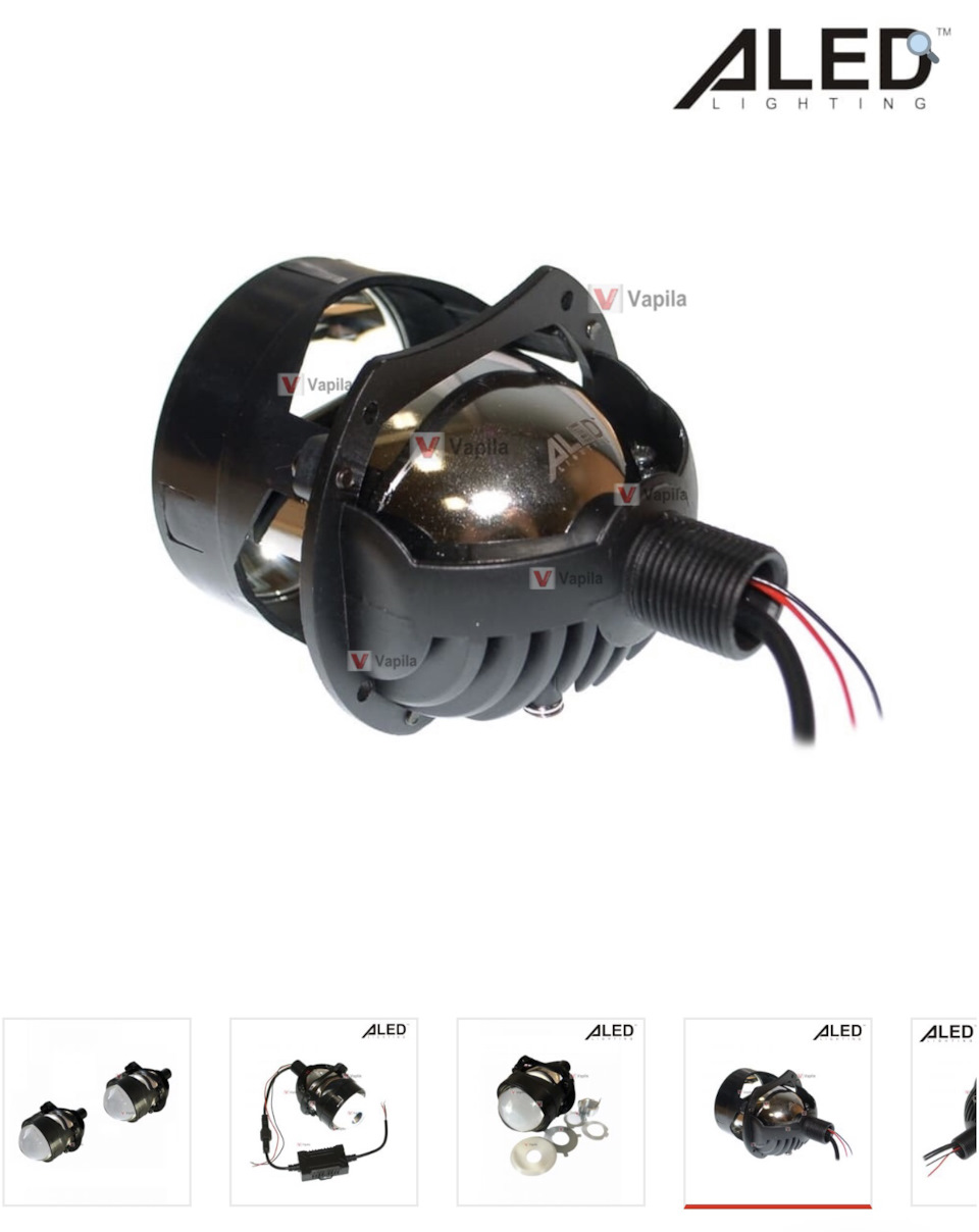 Bi-led лінзи з AliExspress для Ford Fista mk7 USA 3