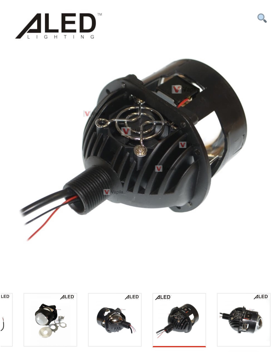 Bi-led лінзи з AliExspress для Ford Fista mk7 USA 4