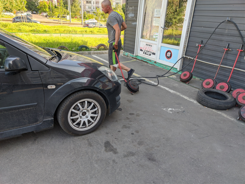 Привіт дорожникам або як я рихтував 4 диски... 1
