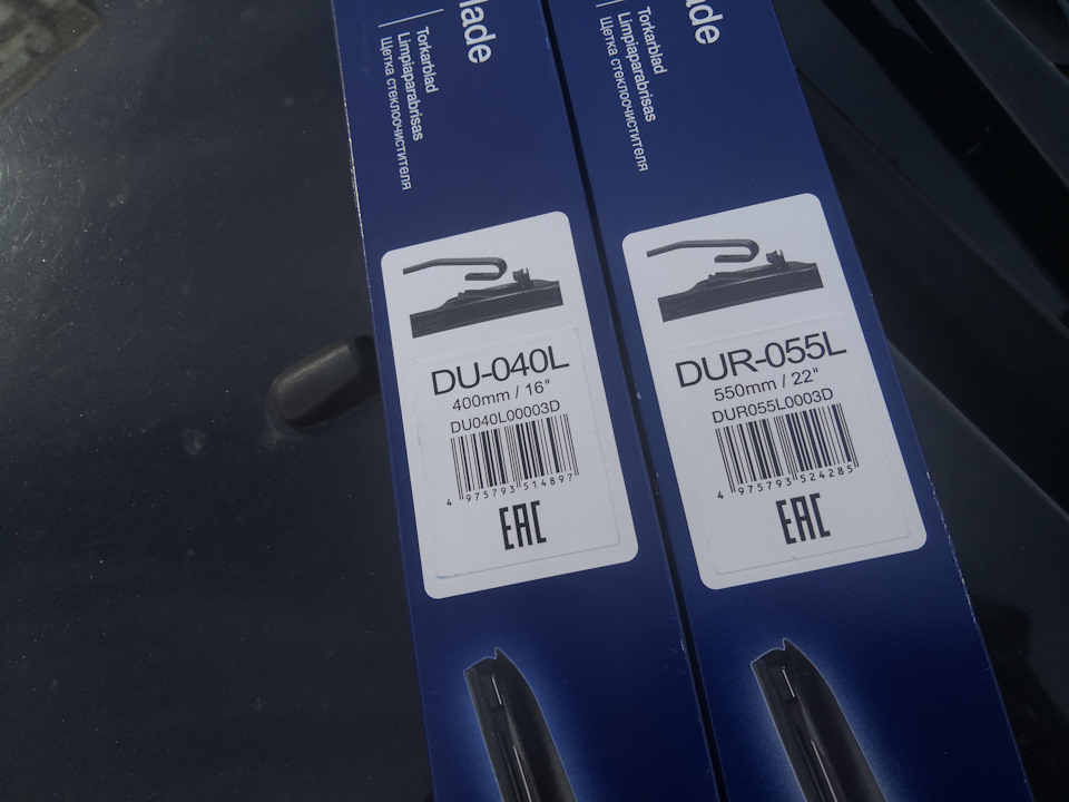Заміна безкаркасних двірників на гібридні Denso Wiper Blade. 2