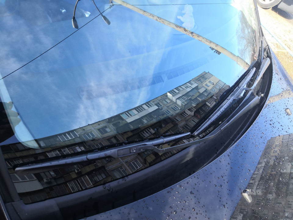 Заміна безкаркасних двірників на гібридні Denso Wiper Blade. 1