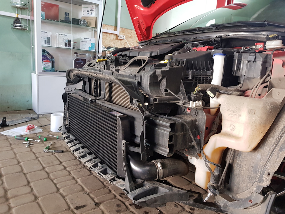 Новий кулер + даунпайп 4