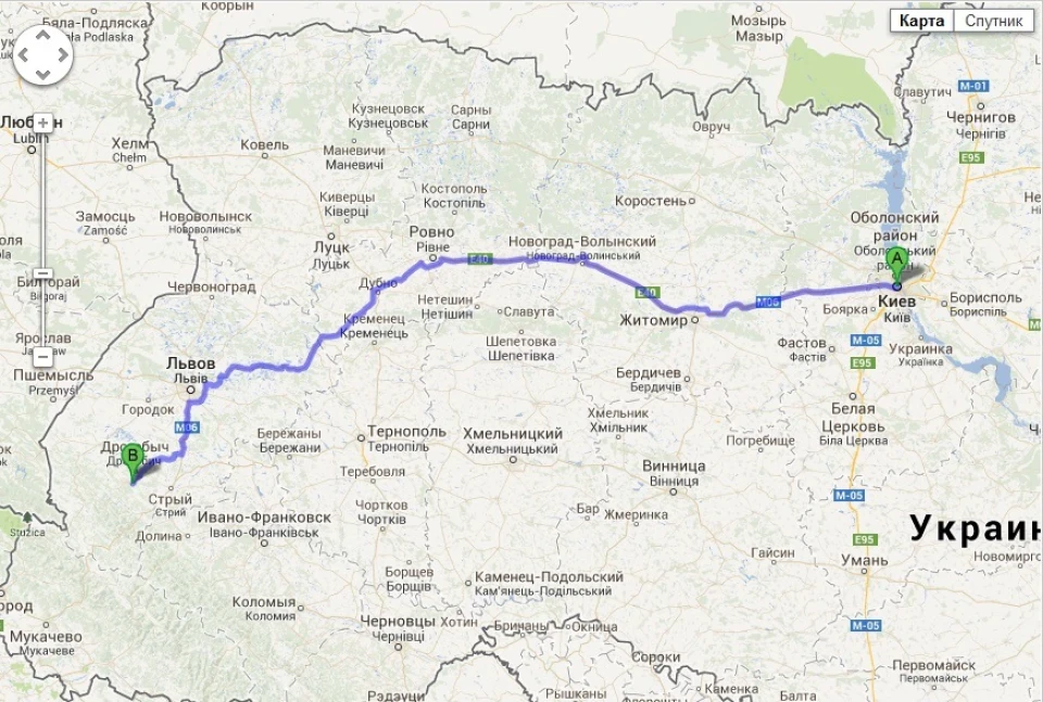 Поїздка Україною
