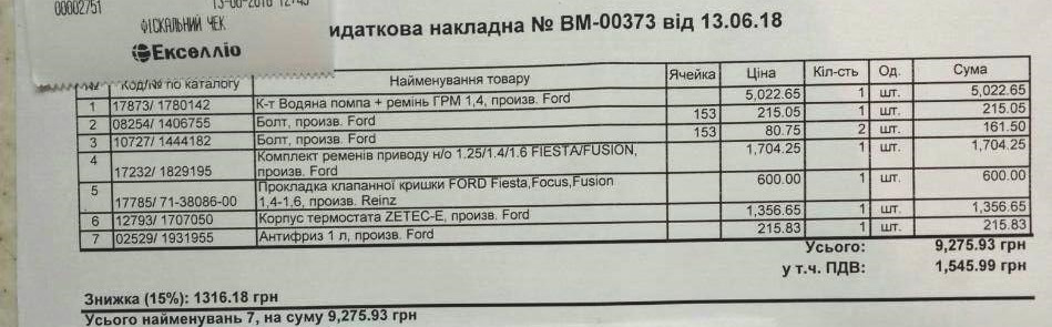 Заміна ременя ГРМ 1