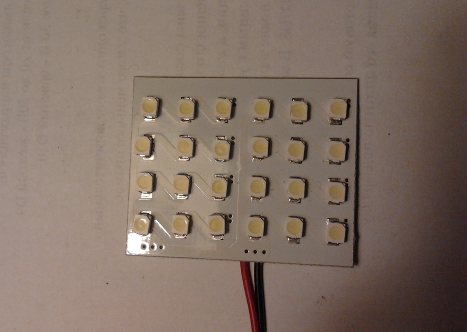LED підсвічування номера + габарити 1