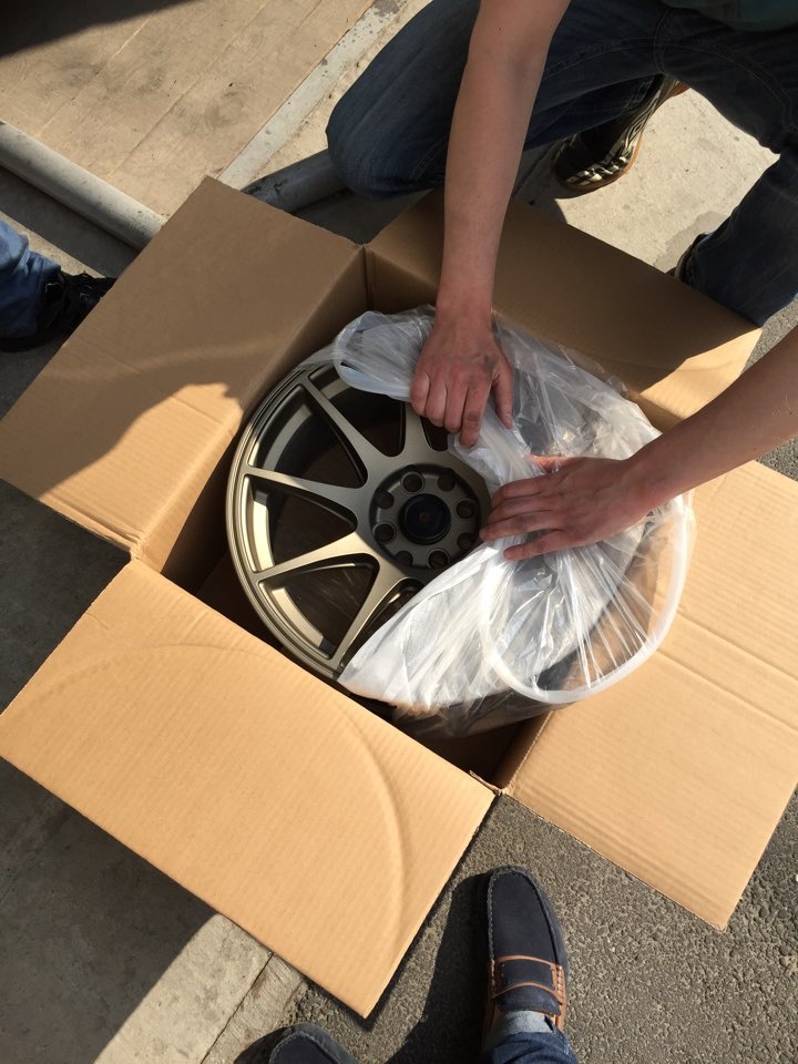 Wheels arrived 1