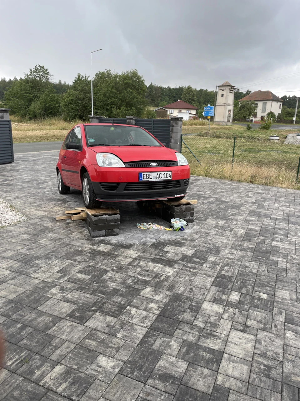 Мотор…упав