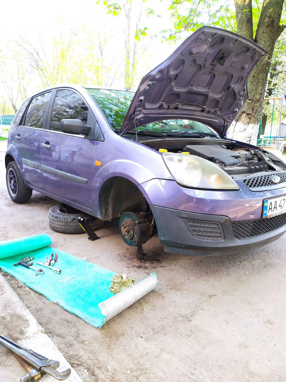 Передня підвіска - першотравень. 2