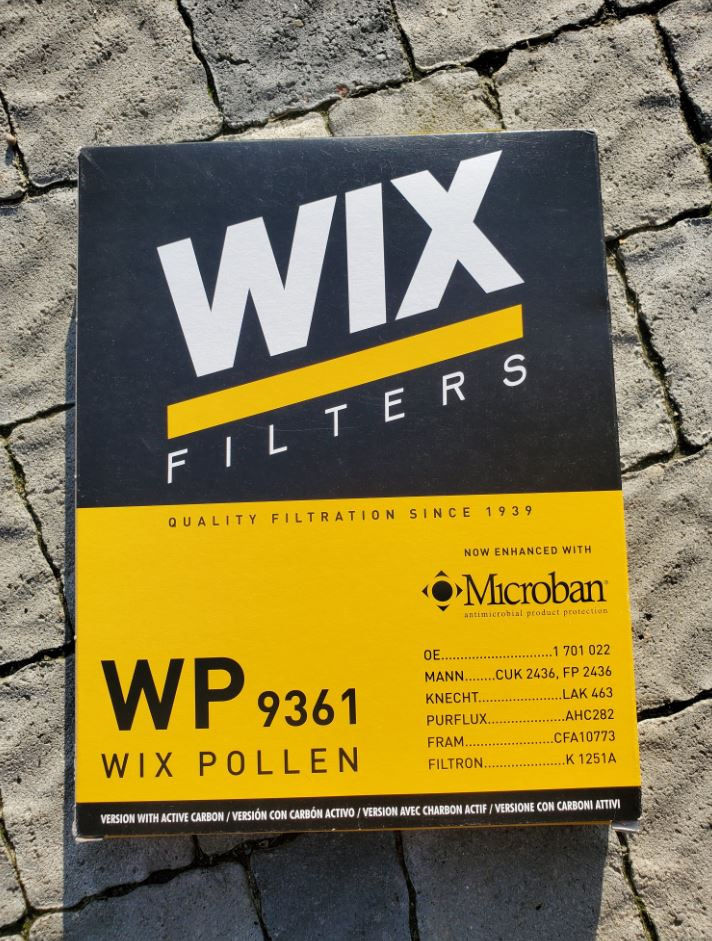 Заміна салонного фільтра WIX WP 9361 1