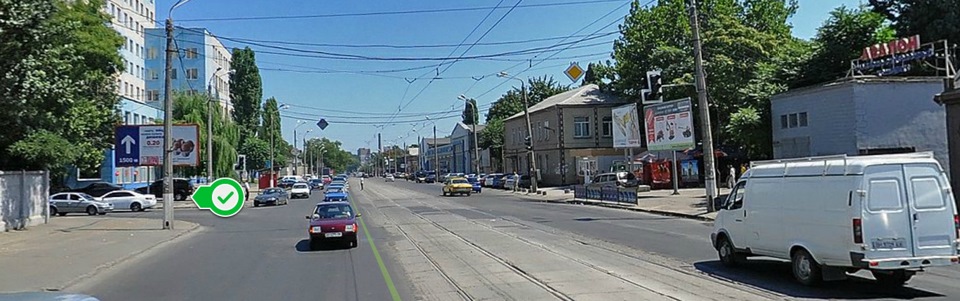 поворот ліворуч з рейок 1