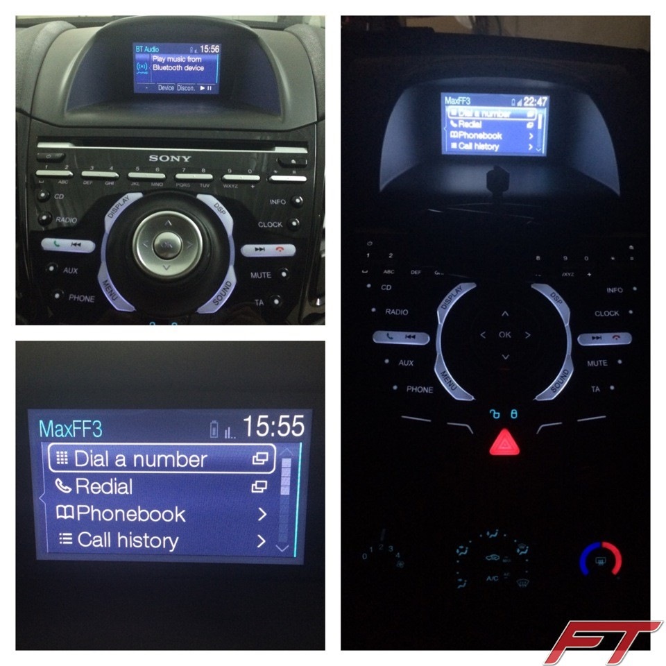 Встановлення Sony РП-7 та SYNC у Ford Fiesta Mk7 lift 2