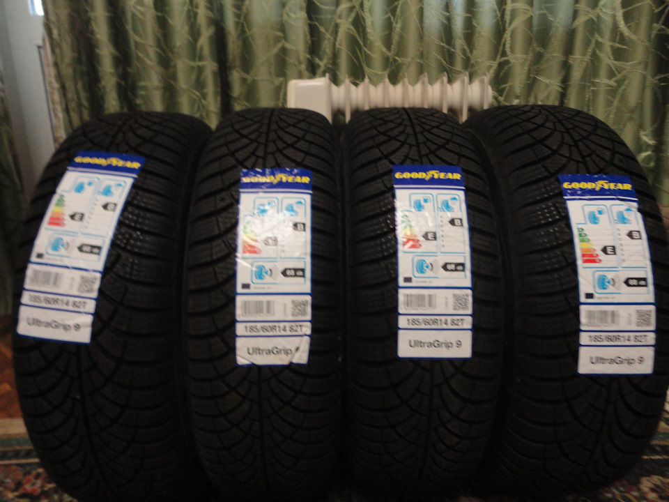 Шини Goodyear UltraGrip 9 185/60 R14 82T 1